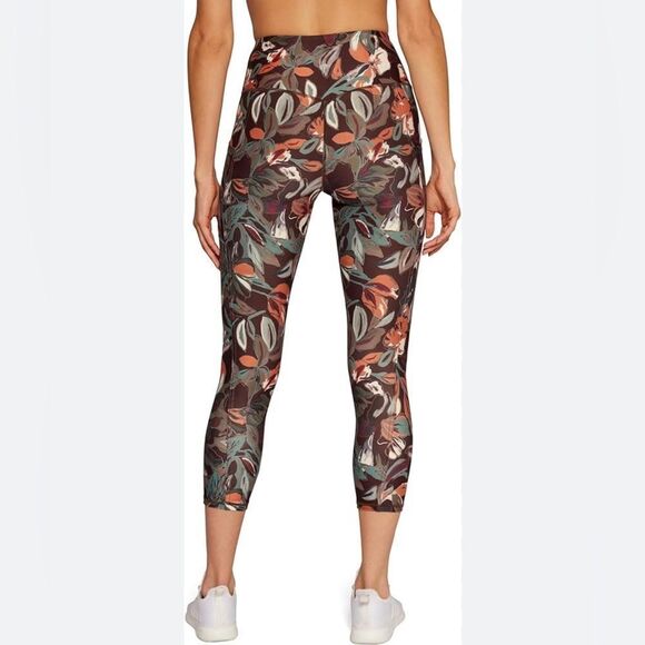 MARIKA Mid-calf Capri Floral Patterned Leggings; Size XS NWT! - Picture 2 of 10